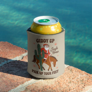 Rafraîchisseur Pour Canette Cow-boy Giddy Up Sonnez Cheval Levez Les Pieds