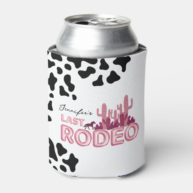 Rafraîchisseur Pour Canette Cowgirl bachelorette fête Dernier rodéo (Can devant)