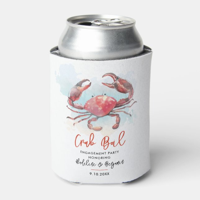 Rafraîchisseur Pour Canette Crab Boil Fiançailles Fête de fruits de mer (Can devant)