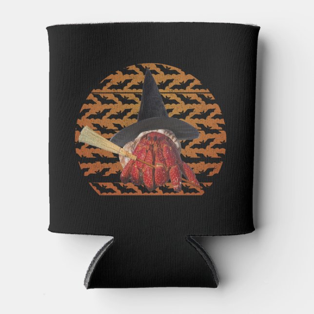 Rafraîchisseur Pour Canette Crabe à sorcières Amusant Halloween Hermite Crabe  (Devant)