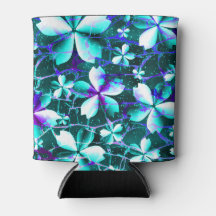 Cracker Motif bleu violet Turquoise