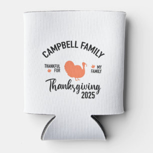 Rafraîchisseur Pour Canette Crampbell Family 2025 Thanksgiving diner Turquie