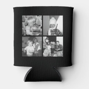 Rafraîchisseur Pour Canette Créer un collage Instagram avec 4 photos - Noir