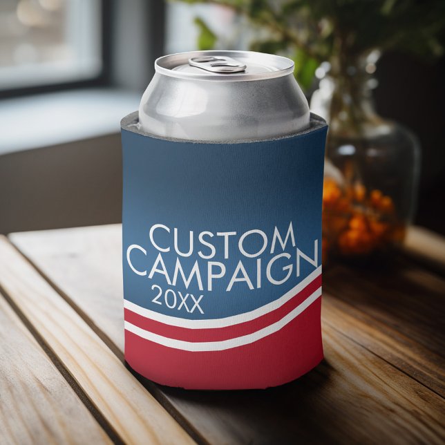 Rafraîchisseur Pour Canette Créez votre propre conception d'élection (Personalized Can Cooler - Add Your name for a great handout for a campaign event)
