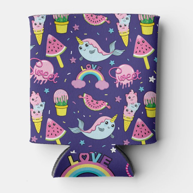 Rafraîchisseur Pour Canette Crème glacée : Mignonne sans fil (Devant)