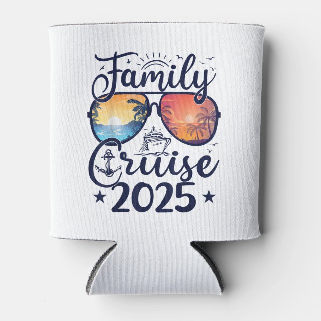 Rafraîchisseur Pour Canette Croisière en famille 2025 Vacances estivales Famil (Devant)