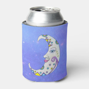 Rafraîchisseur Pour Canette Croissant de Lune Blanc Fantaisie Formes Colorées