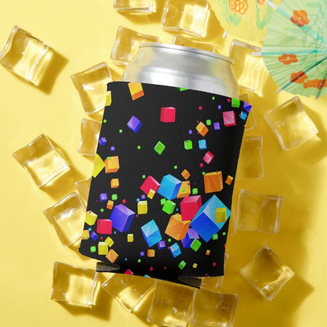 Rafraîchisseur Pour Canette Cubes colorés 2 (Été in situ)