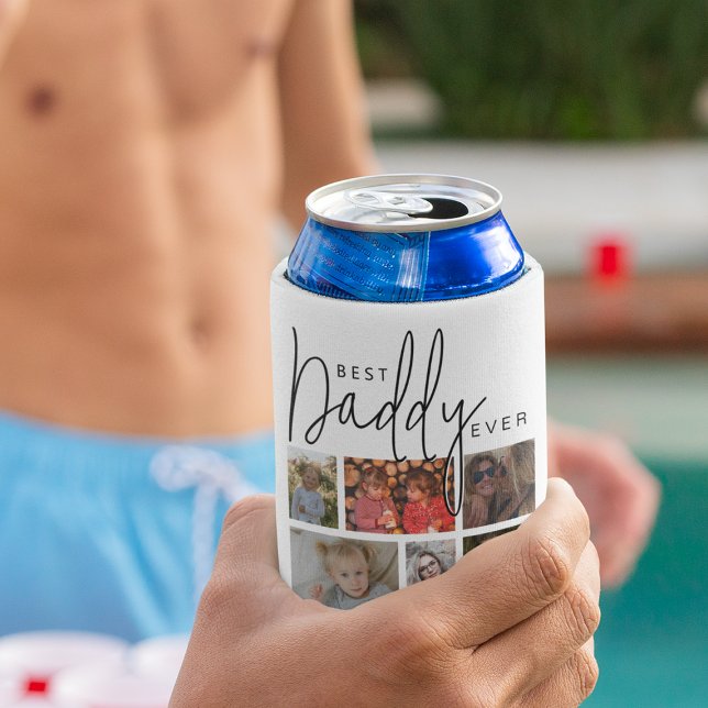 Rafraîchisseur Pour Canette Custom Daddy 12 Photo Collage (Créateur téléchargé)
