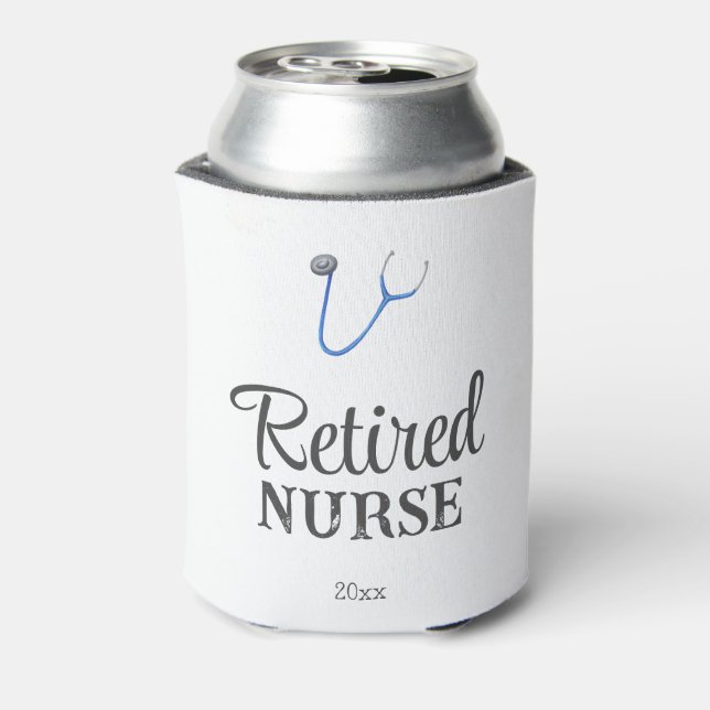 Rafraîchisseur Pour Canette Cute Blue Stethoscope Retired Nurse  (Can Dos)