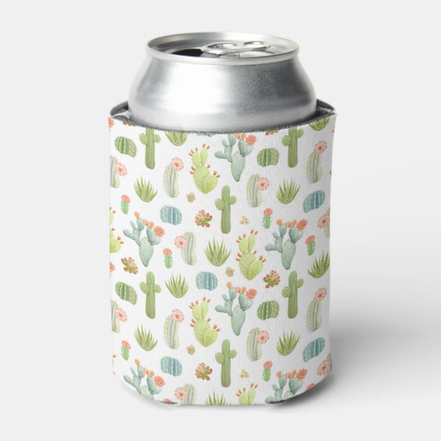 Rafraîchisseur Pour Canette Cute Cactus Motif (Can devant)