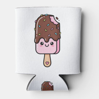 Rafraîchisseur Pour Canette Cute Kawaii Smiling Popsicle