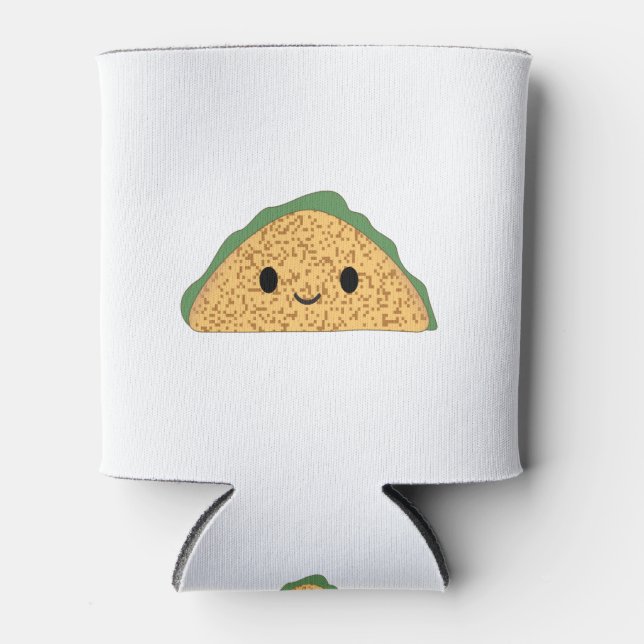 Rafraîchisseur Pour Canette Cute Kawaii Taco (Devant)