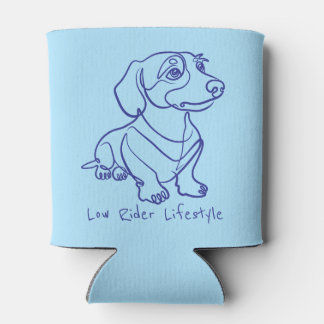 Rafraîchisseur Pour Canette Dachshund Art Linéaire - Style de Vie Low Rider