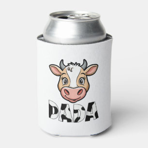 Rafraîchisseur Pour Canette Dada Cow Imprimer Vache Motif Fête des pères