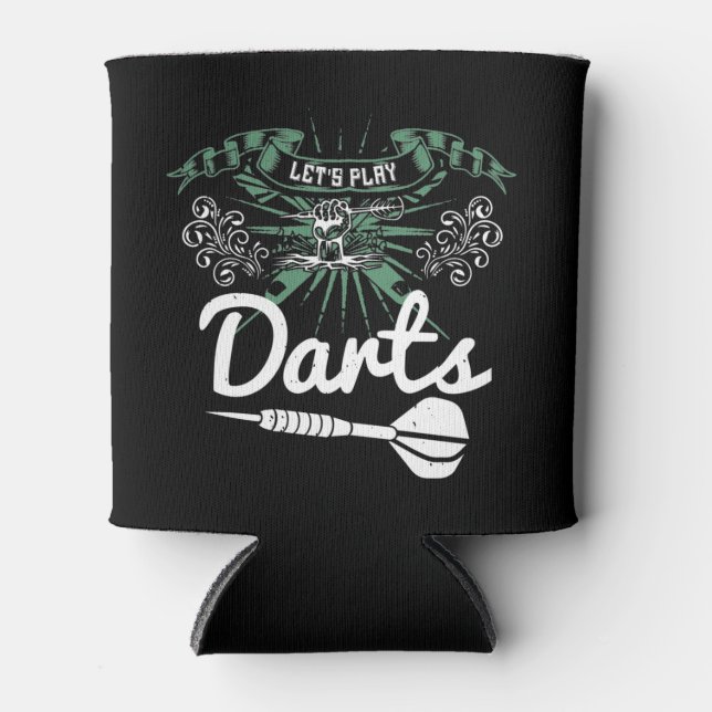Rafraîchisseur Pour Canette Darts - Jouons aux fléchettes (Devant)