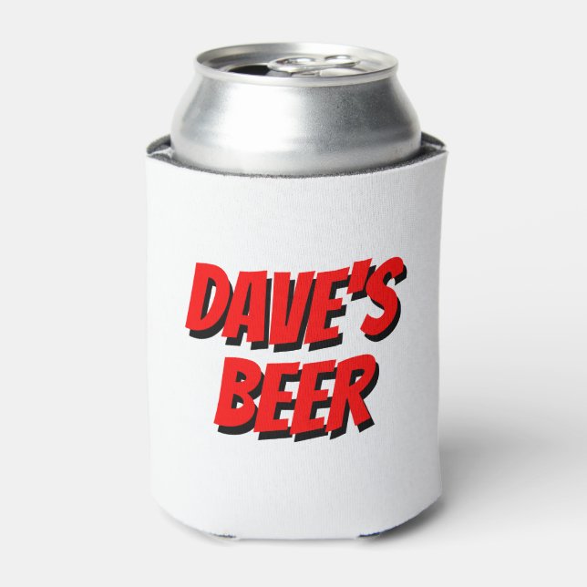 Rafraîchisseur Pour Canette DAVE'S BEER ~ Refashion Me S'IL VOUS PLAÎT ! (Can devant)