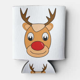 Rafraîchisseur Pour Canette Deer Rudolph Santa Claus Christmas Kids Cartoon
