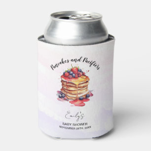 Rafraîchisseur Pour Canette Déjeuner de bébé Pancakes et Tétines Baby Shower