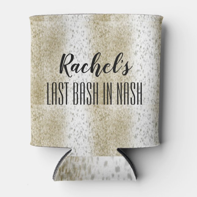 Rafraîchisseur Pour Canette Dernier Bash à Nash Bachelorette (Devant)