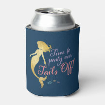 Dernière sirène à éclaboussure Bachelorette Koozie