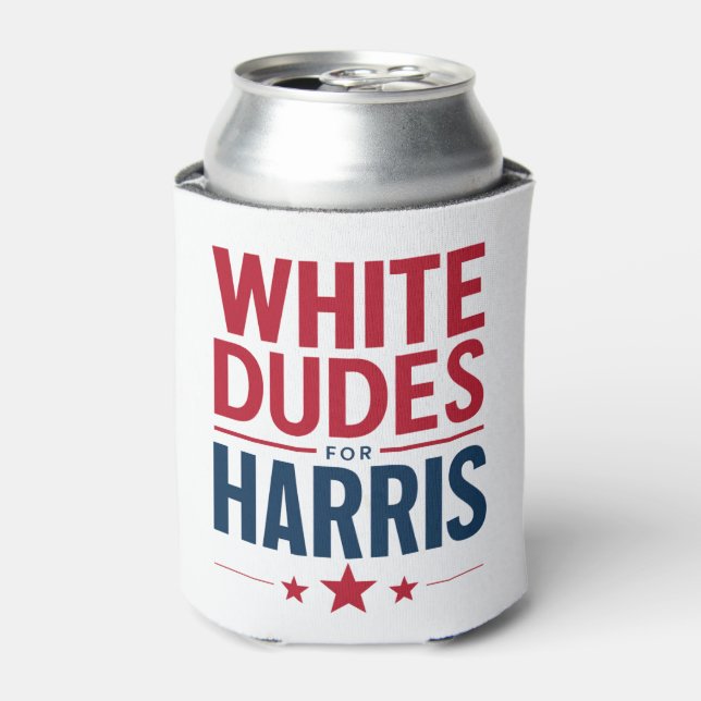 Rafraîchisseur Pour Canette Des Mecs Blancs Pour Harris Election Kamala Harris (Can devant)