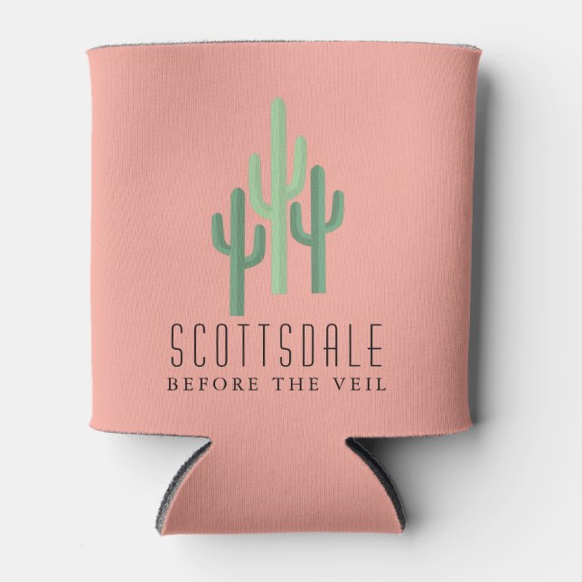 Rafraîchisseur Pour Canette Desert Cactus Scottsdale Bachelorette (Devant)