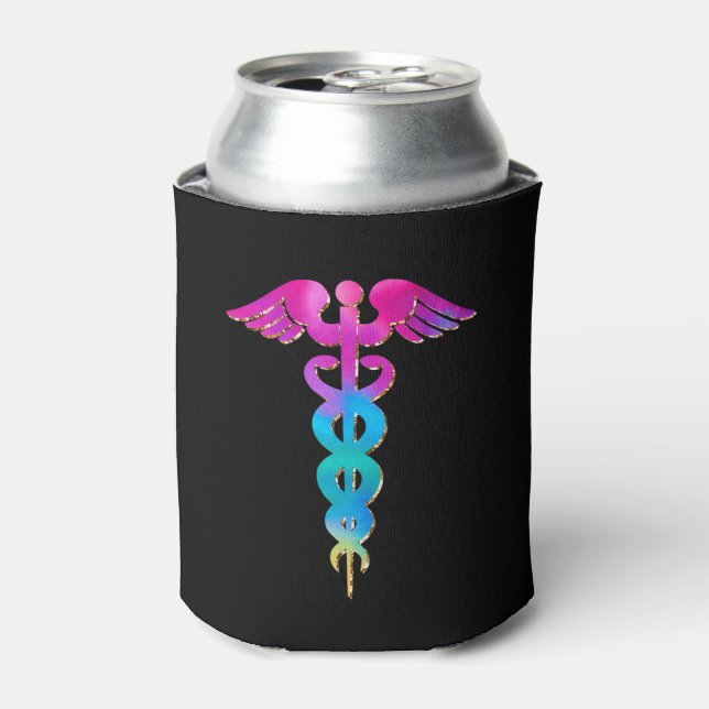 Rafraîchisseur Pour Canette Design de logo Médicale de charme et coloré (Can devant)
