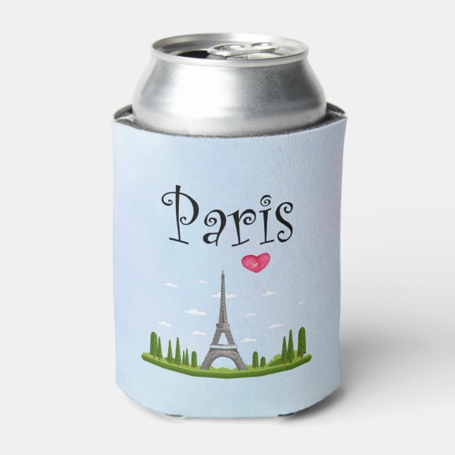 Rafraîchisseur Pour Canette Design français - Tour Eiffel à Paris (Can devant)