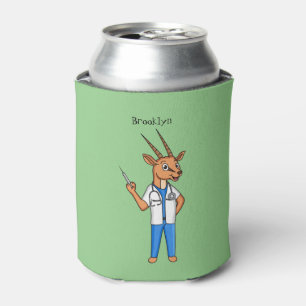 Rafraîchisseur Pour Canette Dessin du médecin de l'antilope Cute Gemsbok