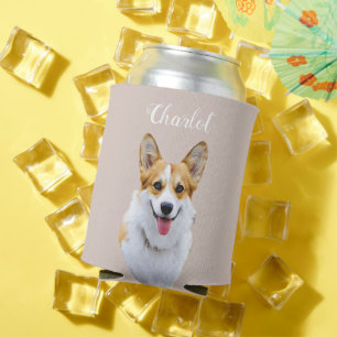 Rafraîchisseur Pour Canette Dessin personnalisé Welsh Corgi Dog
