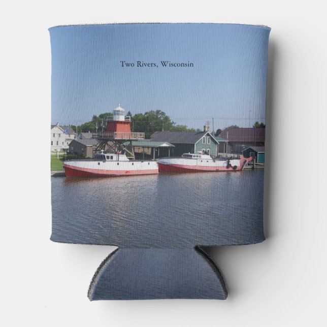 Rafraîchisseur Pour Canette Deux RIvers, Wisconsin peut refroidir (Devant)