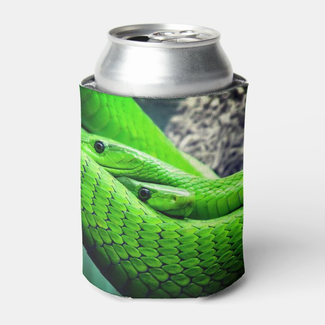 Rafraîchisseur Pour Canette Deux serpents verts (Can devant)