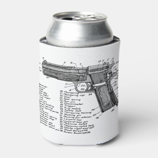 Rafraîchisseur Pour Canette Diagramme d'arme V2 (Can devant)