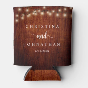 Rafraîchisseur Pour Canette Dîner et fête mariage, Lumières à cordes rustiques