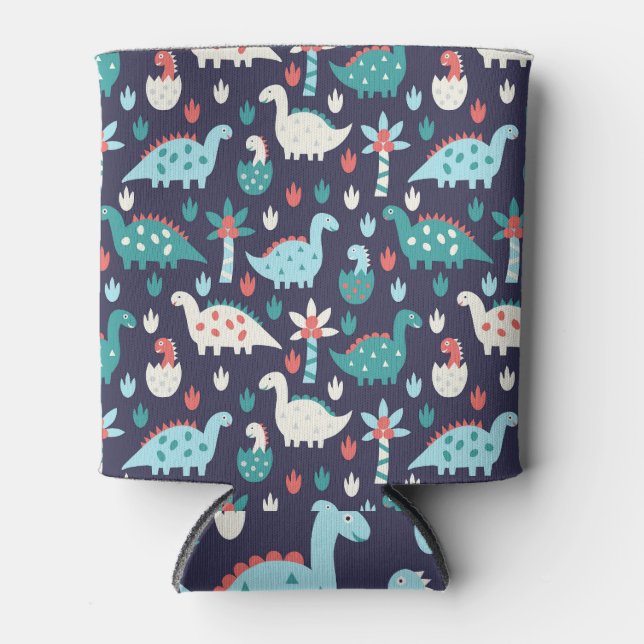 Rafraîchisseur Pour Canette Dinosaur Aventure Design sans faille (Devant)