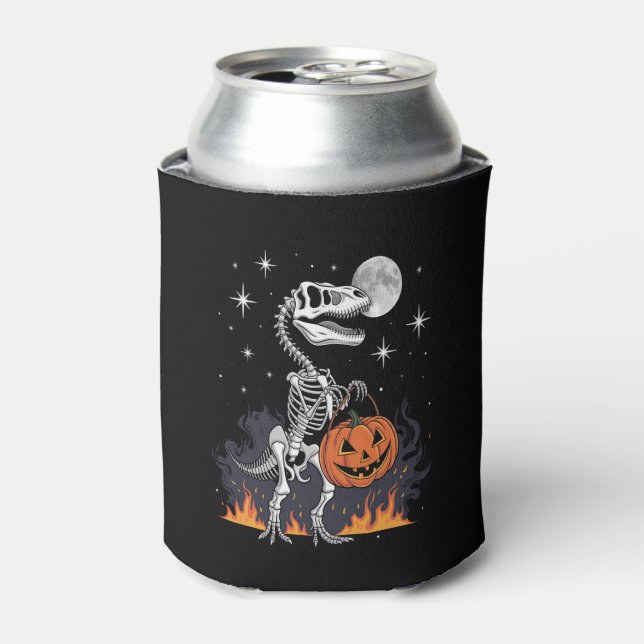 Rafraîchisseur Pour Canette Dinosaure d'Halloween Saurus éffrayant (Can devant)