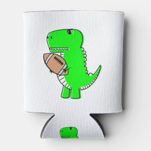 Rafraîchisseur Pour Canette Dinosaure Vert Aime Le Football