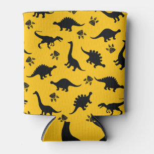 Rafraîchisseur Pour Canette Dinosaures de néon, motif de grunge urbain