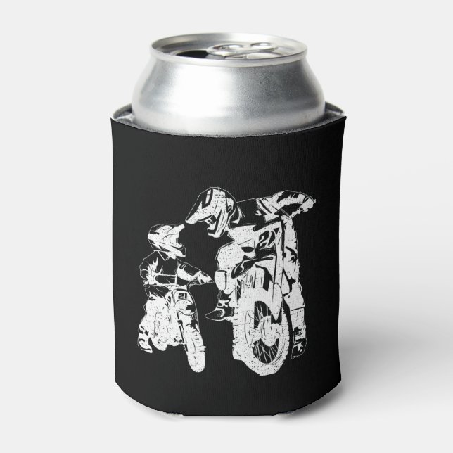 Rafraîchisseur Pour Canette Dirt Vélo Papa Motocross Motorcycle Père (Can devant)