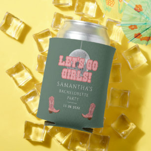 Rafraîchisseur Pour Canette Disco Cowgirl Bacheloro Party Retro