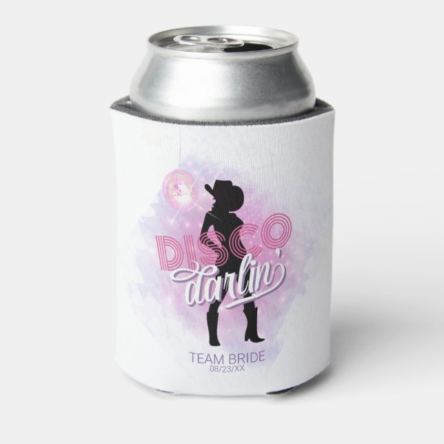 Rafraîchisseur Pour Canette Disco Darlin' Bachelorette Team Bride ID928 (Can Dos)
