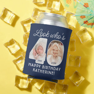 Rafraîchisseur Pour Canette DIY Couleurs • Regarde qui a 40 ans Fête d'anniver