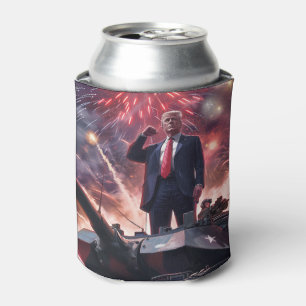 Rafraîchisseur Pour Canette Donald Trump 2024 Héros militaire Pro-Trump Funny 