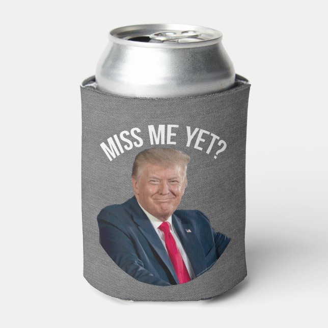 Rafraîchisseur Pour Canette Donald Trump, Donald Trump et moi, me manquent (Can devant)