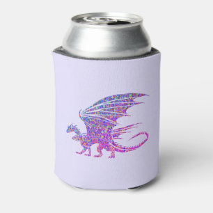 Rafraîchisseur Pour Canette Dragon de mosaïque Extraordinaire violet