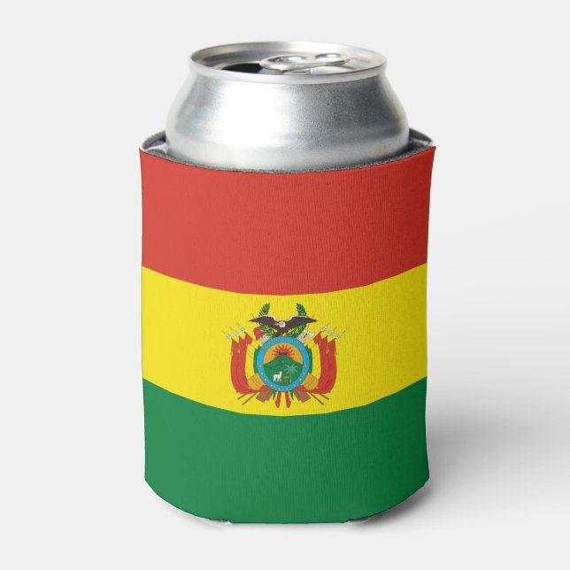 Rafraîchisseur Pour Canette Drapeau de Bolivie patriotique (Can devant)