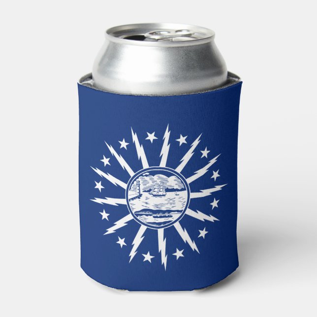 Rafraîchisseur Pour Canette Drapeau de Buffalo, New York Can Cooler (Can devant)