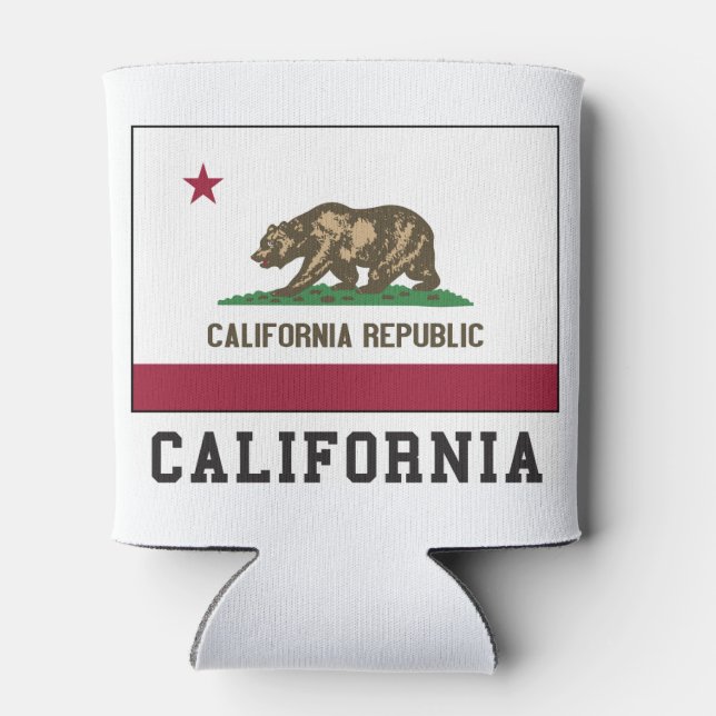 Rafraîchisseur Pour Canette Drapeau de Californie (Dos)