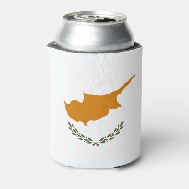 Rafraîchisseur Pour Canette Drapeau de Chypre (Can Dos)